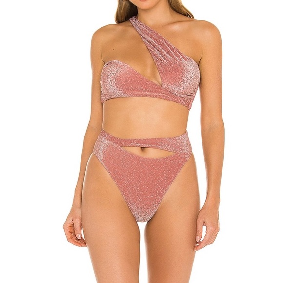 Love wave Dunja top and high waist bottom bikini set - Picture 1 of 4